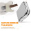 Guitar Bridge Stensstycke Metallskyddsskydd för TELE Elgitarrtillbehör 4