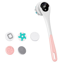 Electric Bath Brush Lazy Back Scrub Bath Scrubbing Brush Automatic Back Scrub Bath Brush with Long Handle