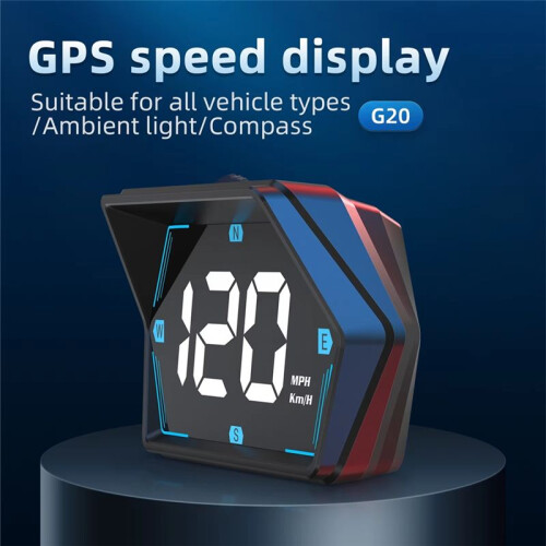 Säkerhetsvarning Satellithastighetsmätning GPS Bilmonterad HUD   Display 1