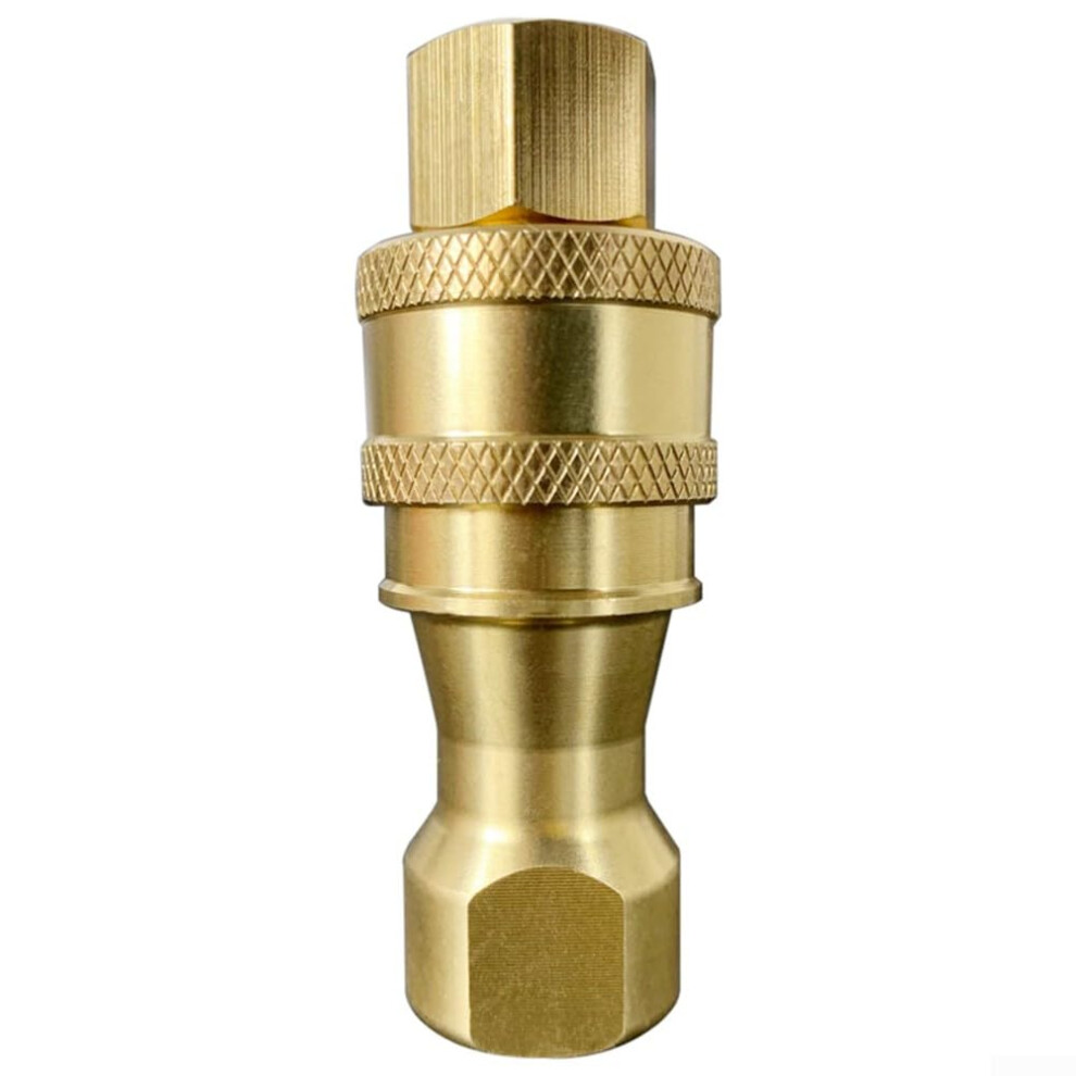Hydraulic Quick Release Couplings 500 Bar Bspt Brass Quick Disconnect Fitting Sweeper Air Conditioner Quick Connector 9347817205053