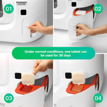 N50 Odor Eliminator for PuraMax Self-Cleaning Cat Litter Box Cat Toilet Odor Control Deodorant Cubes 6PCS