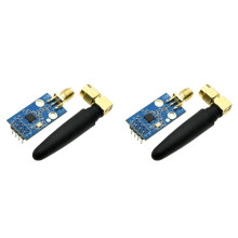 CC1101 Draadloze Module met SMA-Antenne Draadloze Transceivermodule voor 433 MHZ-Communicatie met Verbeterd Bereik 2 Sets