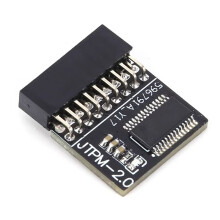 TPM 2.0 Security Module 18pin for Asrock - LPC Interface, Remote Encryption Card, Enhanced Data Protection