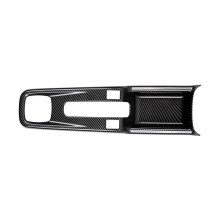 Car Cup Holder Frame Handbrake Handle Trim Cover Sticker Interior Accessories for Swift 2024 Carbon Fiber Pattern