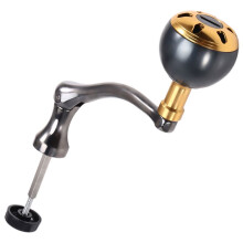 Rueda Giratoria Rueda de Pesca Brazo Basculante Universal Brazo Basculante Universal Izquierdo y Derecho Bola de Metal Mango Basculante Modificado, B