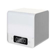 Luce Notturna A Cubo del Tempo A LED Tricolore - Ricarica USB, Design Semplice e Divertente, Luce Orologio Elettronica Multifunzionale
