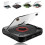 Portable CD Player With Bluetooth, Mini Rechargeable Speaker, USB Support And Repeat Modes, Black For Travel 1