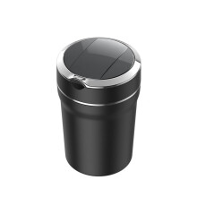 Car Ashtray for Kia Sportage 20102015, Portable SmellProof Ashtray With Lid, Automatic LED Light, Detachable, 92mm