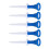5 PCS Adjustable Plastic Golf Tees, 8.6cm, Reduce Friction 6