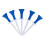 5 PCS Adjustable Plastic Golf Tees, 8.6cm, Reduce Friction 2