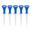 5 PCS Adjustable Plastic Golf Tees, 8.6cm, Reduce Friction 8