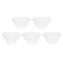 Comfortable XL Pink Women Disposable Underwear - 5 Cotton Panties