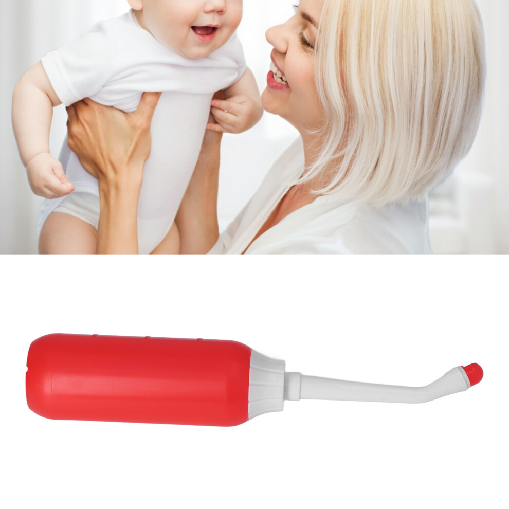 Red Bidet Spray Bottle For Mothers 350Ml Capacity Stretchable Nozzle Portable