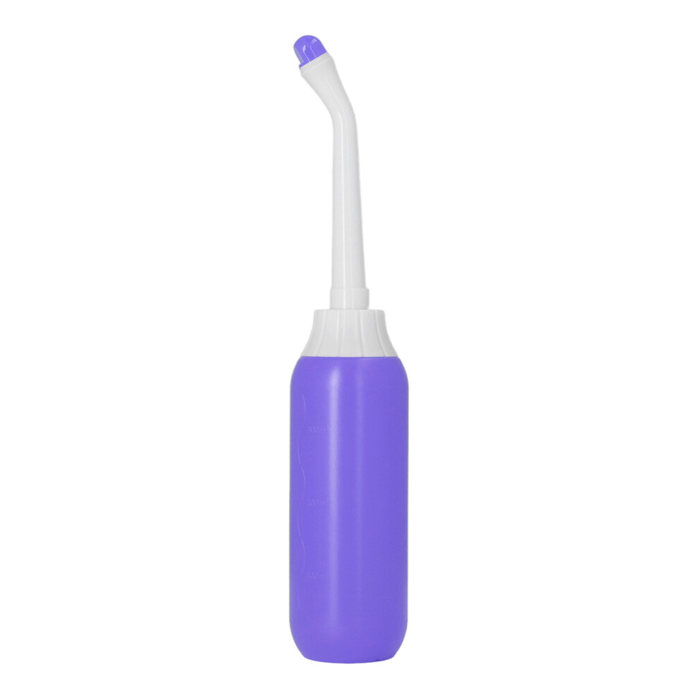 Purple Portable Bidet Spray Bottle For Postpartum With Stretch Nozzle