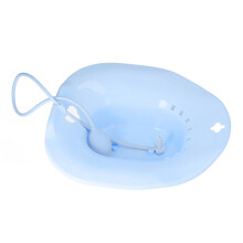 Universal Sitz Bath with Flusher for Postpartum & Hemorrhoid Relief Blue