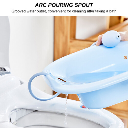 Universal Sitz Bath with Flusher for Postpartum & Hemorrhoid Relief Blue 2