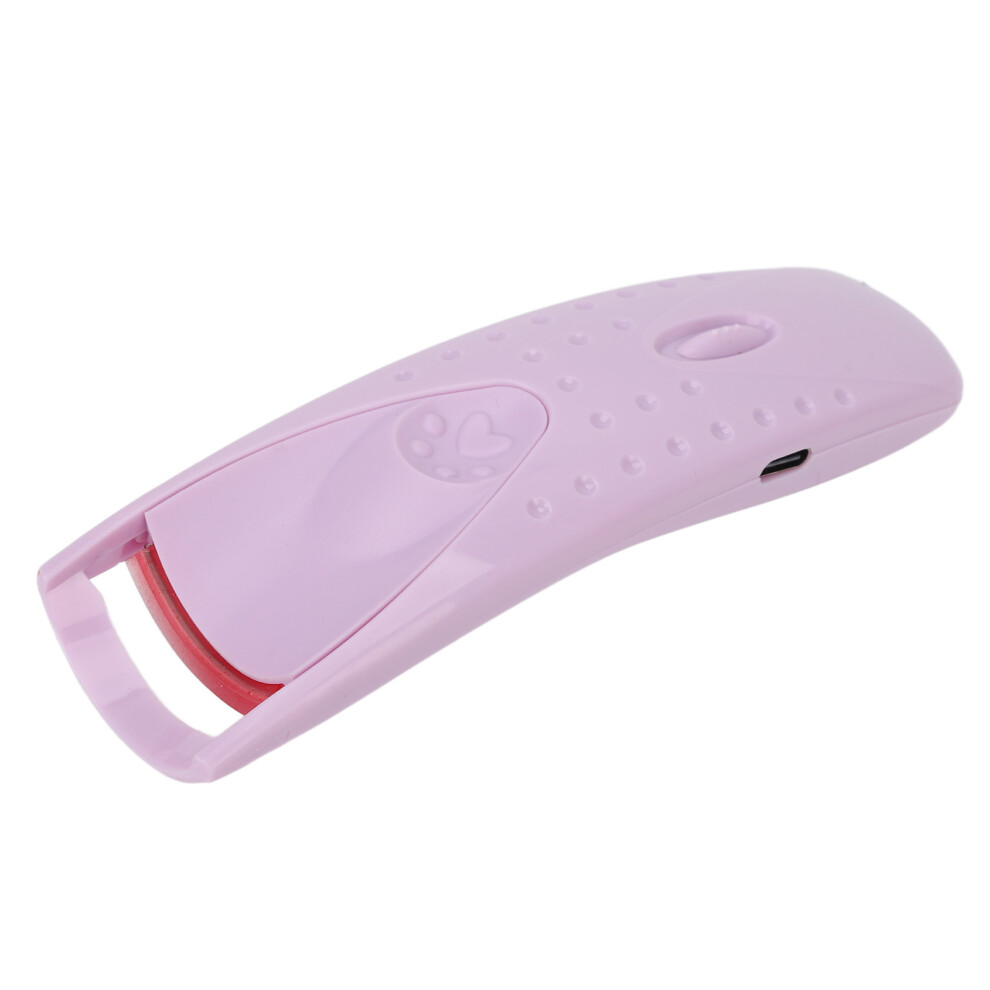 Purple Silicone Heated Lash Curler Electric Easy 50C Temp Control