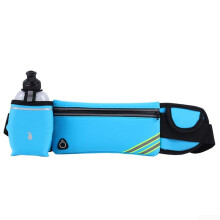 Running Belt Adjustable Waist Belt With Water Bottles For Journey Blue Sports And Outdoors