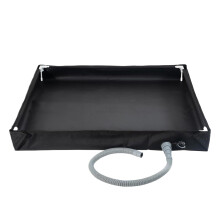 Shower Pan Foldable Shower Basin Floor Base For Outdoor Use Camping RV With Drainage Standing Bath Base