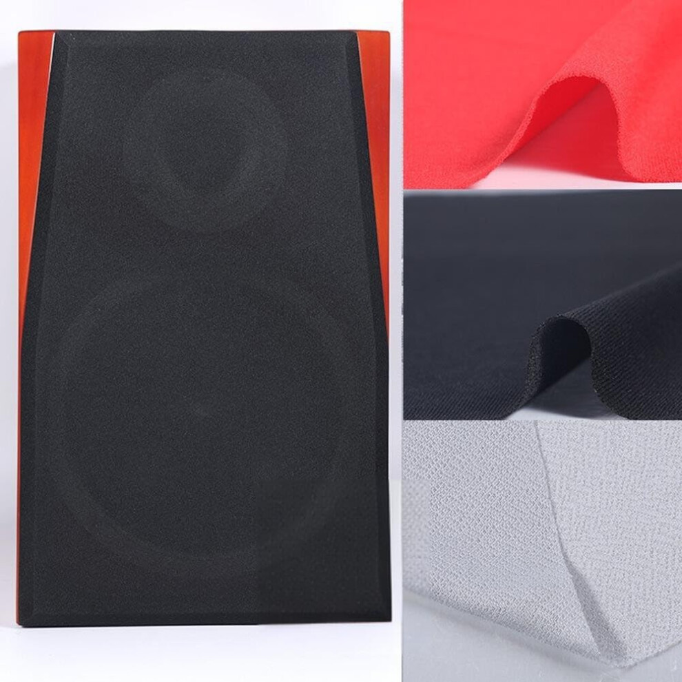 Clear And Dust Speaker Grill Cloth 1.6 X 0.5 M Size (Red) Red 9347817027921