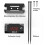 3-in-1 LED Digital Motorcycle Meter, 6-30V, Waterproof, Black 4