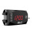 3-in-1 LED Digital Motorcycle Meter, 6-30V, Waterproof, Black 3