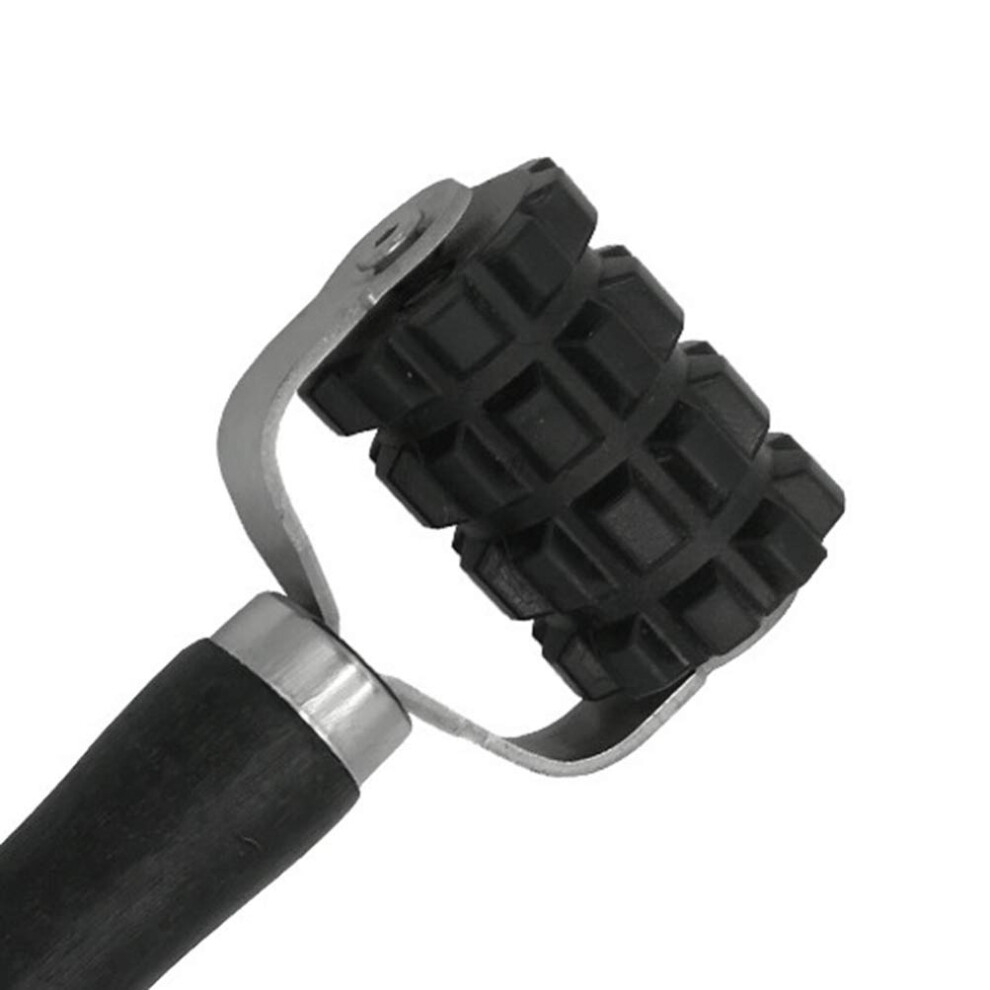 Car Vehicle Sound Deadener Application Rolling Wheel Roller Noise Insulation Deadening Reducing Tool (Black) Interior Black 9382693889614