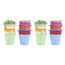 24Pcs Planter for Flowers Buckets Metal Table Decoration (Random Color)