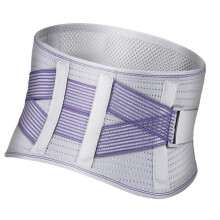 Women Workout Sweat Belt Cincher Fitness Sweat Belts Practical Waist Trimmer Polyester Texture For Fitness Sports Waist Protector Gray Purple XL