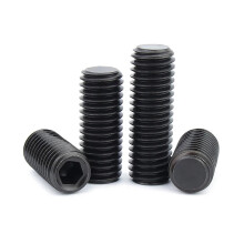 DIN913 M4 M5 M6 M8 M10 M12 304 Stainless Steel 12.9 Hex Socket Flat Head Screw (10pcs M8x1x12)