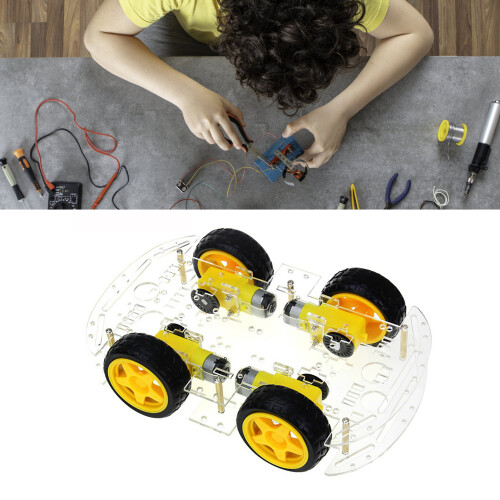 Intelligentes Roboterkits mit Geschwindigkeitsmessung und großem Chassis