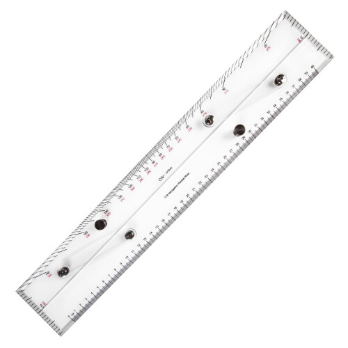 Marine Navigation Parallel Ruler Multifunctional Chart Mapping Tool With Clear Scale 1