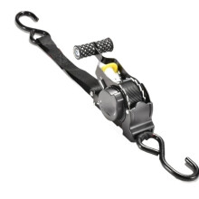 Ratchet Straps Retractable, Automatic Shrink Bundle Tape, Motorcycle TieDown Straps, Load and Luggage Straps (A)