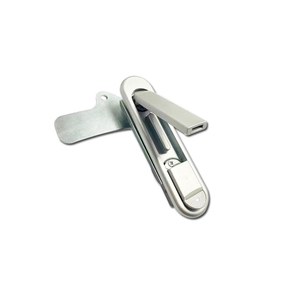 Lock Made Of Zinc Alloy Ab302, Spring Handle Lock For Power Distribution Box, Chassis, Cabinet Door Lock, 1 Piece (3 Sets No Key). 9347817028591