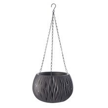 Self Watering Hanging Planter with Drainage Hole for Indoor Outdoor Plants, Weather Resistant