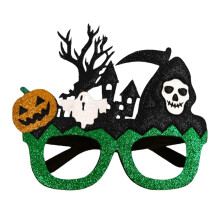 Halloween And Pumpkins Party Decorations With Bat Eyewear Frames For Girls 11th Birthday Black 16.8x13.98cm