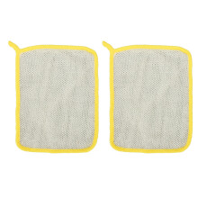 Mănuși de duș revitalizante, mănuși exfoliante cu țesătură delicată pentru curățare calmantă și revigorantă (pachet de două) pentru
