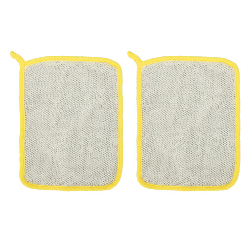 2er Pack doppelseitige Nylon-Waschlappen zum Peeling 1