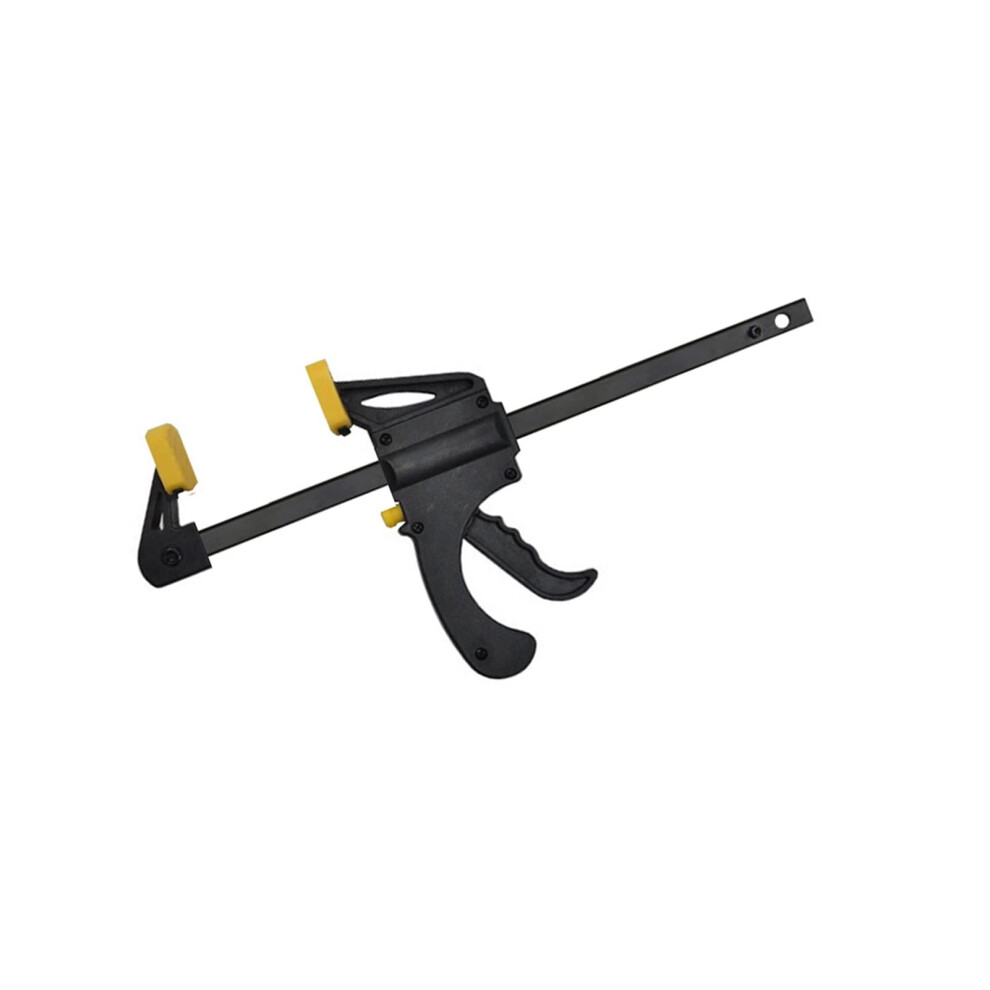 2Pcs 4Inch Yellow Clamps, Hard Grip, Quick Ratchet Release, Diy Carpentry Tool 9347817029260