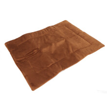 Selbstheizende Hundebettmatte 48,5x72cm, waschbar, rutschfest, braun