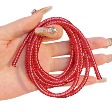 Draaibestendige kabelbeschermer met reflecterende-Rood 1,4m