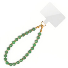 Turkoois Agaat kristal kralen mobiele telefoon ketting 21cm-6