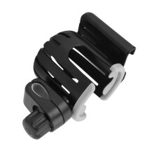 2 in 1 Stroller Cup Holder & Phone Rack Black & Gray, ABS Plastic