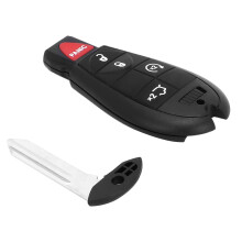 Telecomando per avviamento a distanza per Dodge Charger 2008-2012, telecomando per accesso senza chiave a 4 pulsanti 433 MHz M3N5WY783X, chiave di