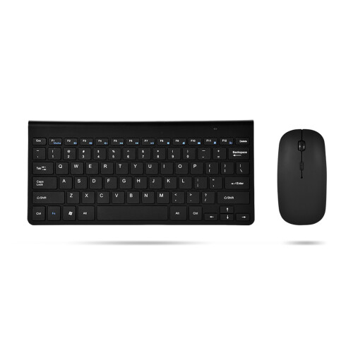 Wireless Keyboard and Mouse Set, Multi-media Keys for Enhanced Control, Black, Compatible with Desktop Laptop (Bluetooth Connection) 1