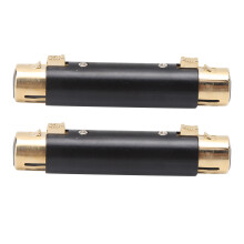Adaptor audio de calitate HIFI și preamplificator de microfon, 2 mufe XLR din aliaj de zinc pentru înregistrare în studio și streaming live, cu