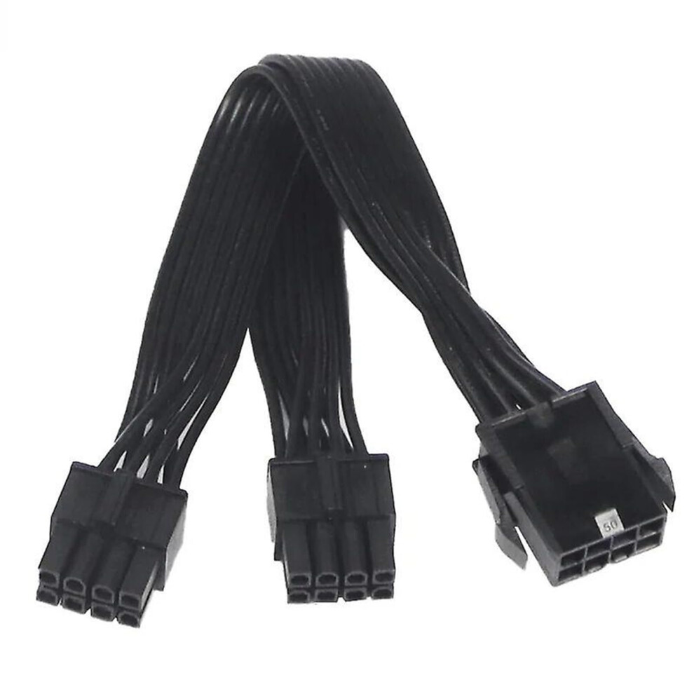 Cpu 8 Pin To 4+4 Pin Eps Extension Cable Adapter For Motherboard, Splitter Power Cord Black 9382693890689