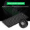 Wireless Keyboard and Mouse Set, Multi-media Keys for Enhanced Control, Black, Compatible with Desktop Laptop (Bluetooth Connection) 7