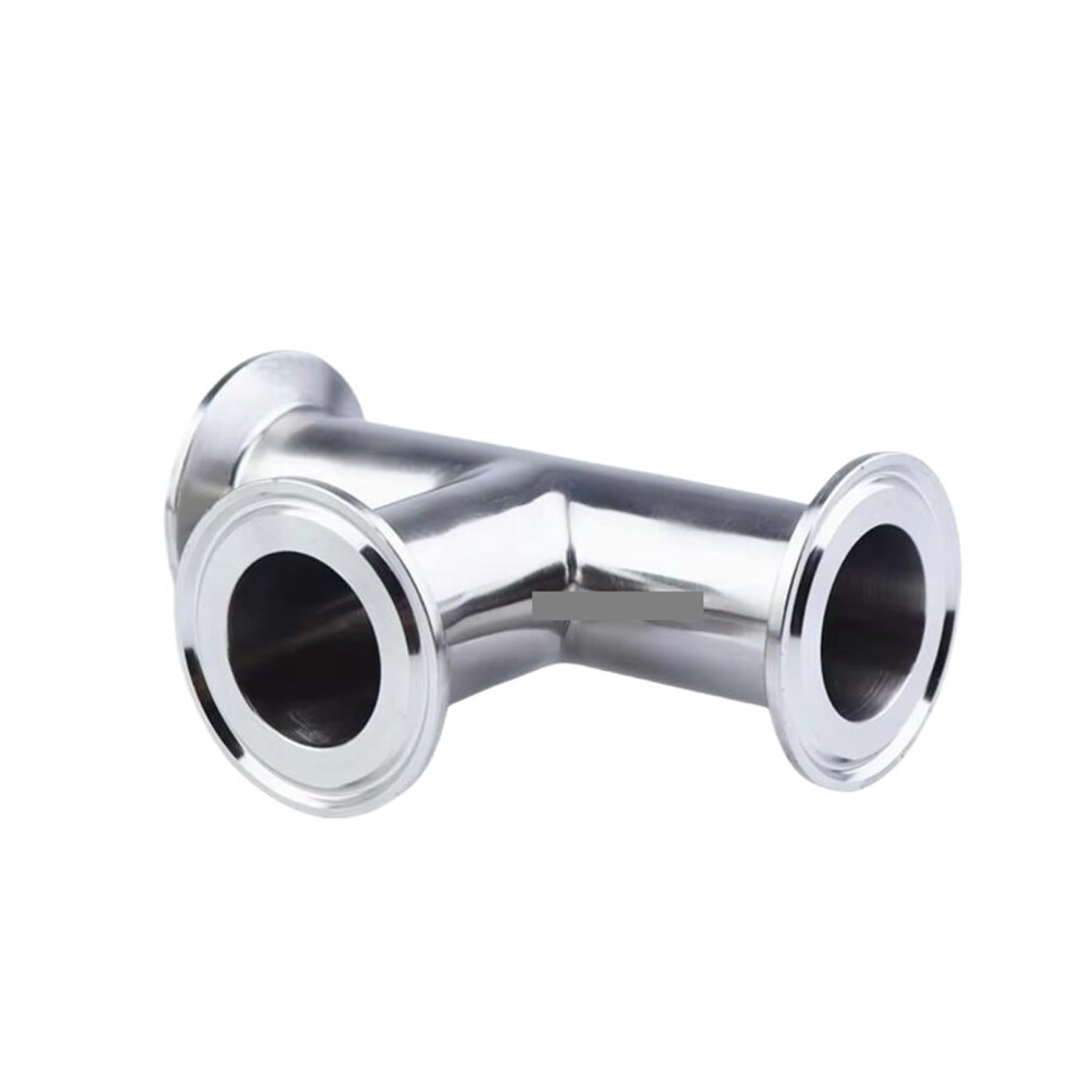 Od 76Mm Stainless Steel Ss304 3 Way Tee Ferrule, 3 Inch Tri Clamp, 91Mm Od, Fits 3 Inch Tri Clamp 9189345490521