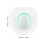 Foldable Plastic Sitz Bath with Flusher - Green, 39x36x12.5cm 12